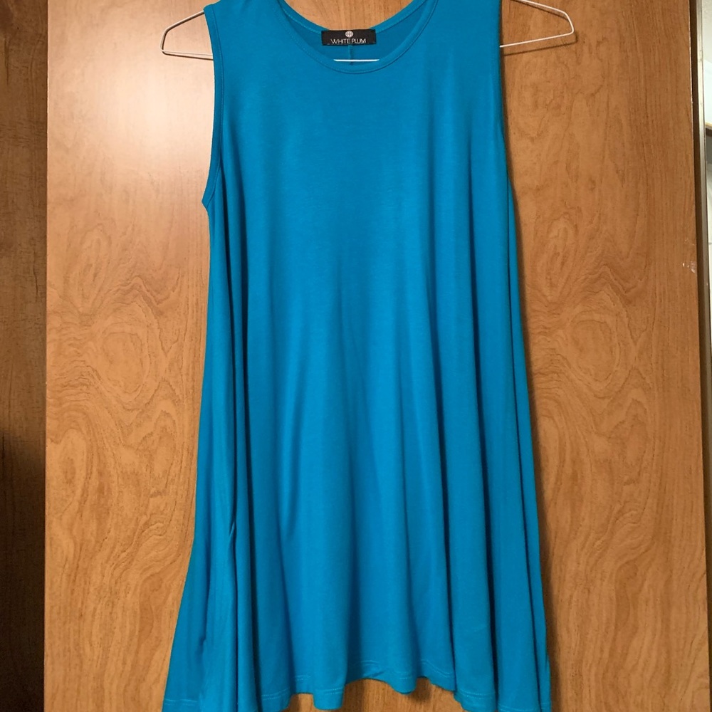 Teal Swing Top